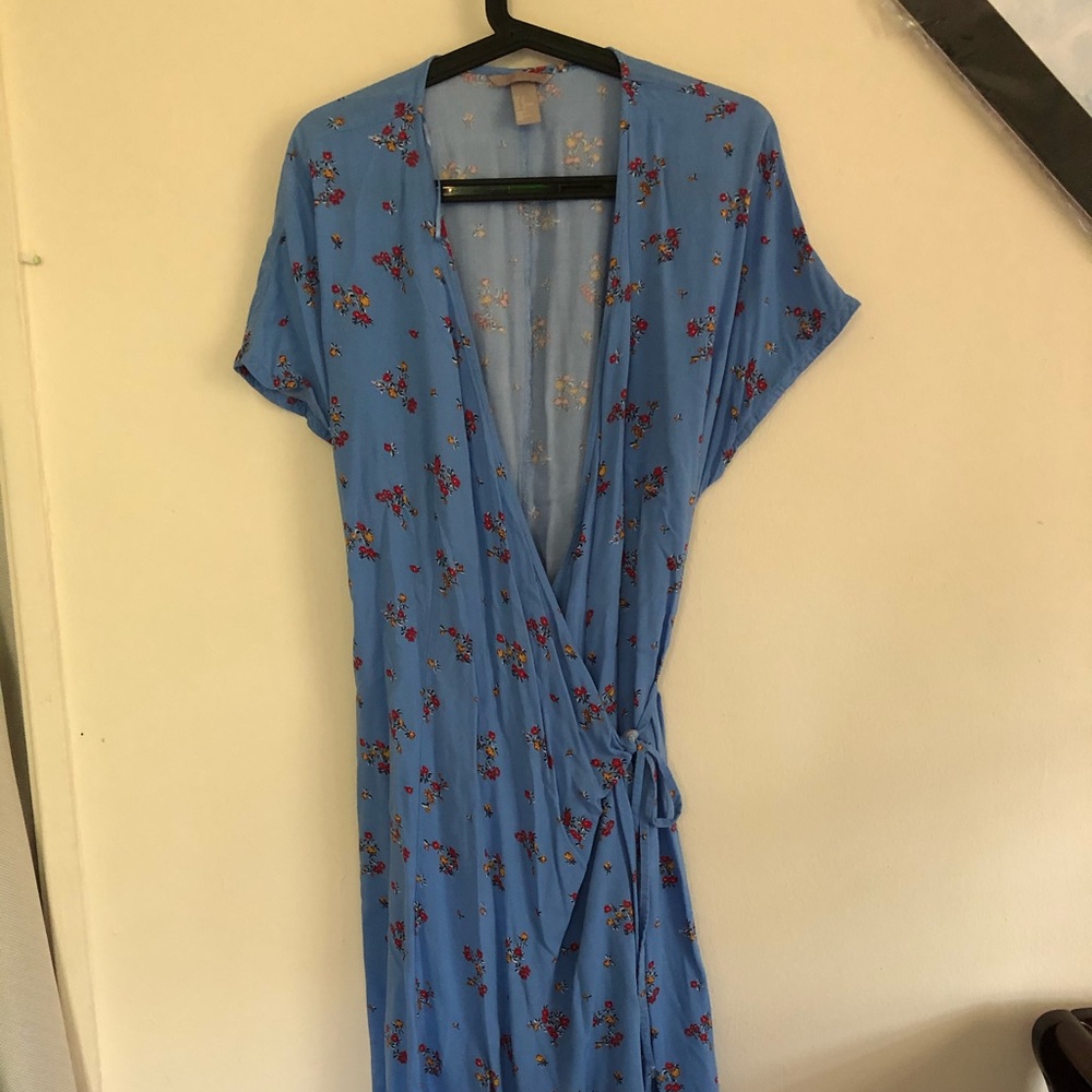 H&M plus wrap dress